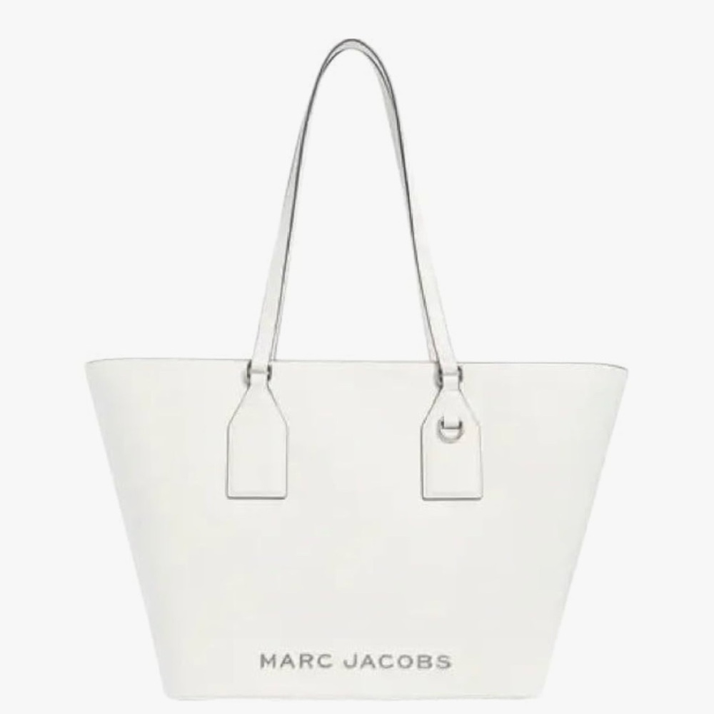 🌸 Marc Jacobs Cotton White Tote Bag